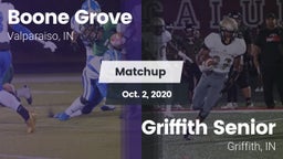 Matchup: Boone Grove vs. Griffith Senior  2020