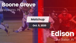Matchup: Boone Grove vs. Edison  2020