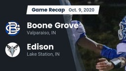Recap: Boone Grove  vs. Edison  2020