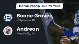 Recap: Boone Grove  vs. Andrean  2020
