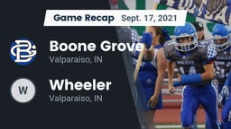 Recap: Boone Grove  vs. Wheeler  2021