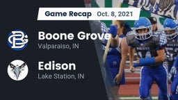 Recap: Boone Grove  vs. Edison  2021