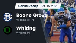 Recap: Boone Grove  vs. Whiting  2021