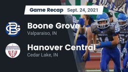 Recap: Boone Grove  vs. Hanover Central  2021