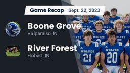 Recap: Boone Grove  vs. River Forest  2023