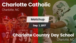 Matchup: Charlotte Catholic vs. Charlotte Country Day School 2017