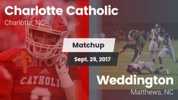 Matchup: Charlotte Catholic vs. Weddington  2017