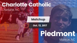 Matchup: Charlotte Catholic vs. Piedmont  2017