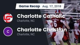 Recap: Charlotte Catholic  vs. Charlotte Christian  2018