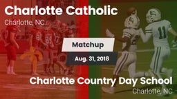 Matchup: Charlotte Catholic vs. Charlotte Country Day School 2018