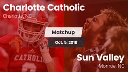 Matchup: Charlotte Catholic vs. Sun Valley  2018
