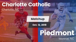 Matchup: Charlotte Catholic vs. Piedmont  2018