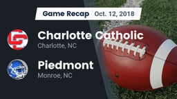 Recap: Charlotte Catholic  vs. Piedmont  2018