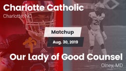 Matchup: Charlotte Catholic vs. Our Lady of Good Counsel  2019