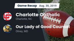 Recap: Charlotte Catholic  vs. Our Lady of Good Counsel  2019