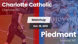 Matchup: Charlotte Catholic vs. Piedmont  2019