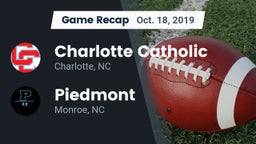 Recap: Charlotte Catholic  vs. Piedmont  2019
