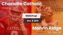 Matchup: Charlotte Catholic vs. Marvin Ridge  2019