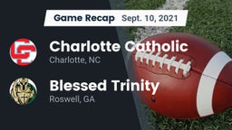 Recap: Charlotte Catholic  vs. Blessed Trinity  2021