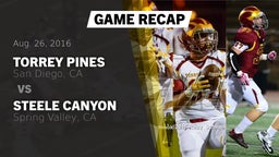 Recap: Torrey Pines  vs. Steele Canyon  2016