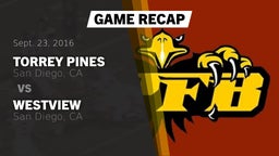Recap: Torrey Pines  vs. Westview  2016