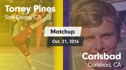Matchup: Torrey Pines High vs. Carlsbad  2016