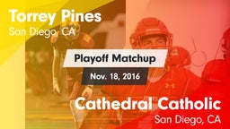 Matchup: Torrey Pines High vs. Cathedral Catholic  2016