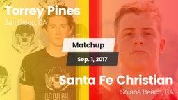Matchup: Torrey Pines High vs. Santa Fe Christian  2017
