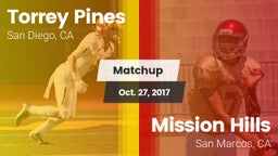 Matchup: Torrey Pines High vs. Mission Hills  2017