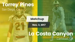 Matchup: Torrey Pines High vs. La Costa Canyon  2017