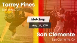 Matchup: Torrey Pines High vs. San Clemente  2018