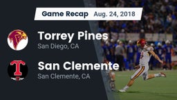 Recap: Torrey Pines  vs. San Clemente  2018
