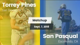 Matchup: Torrey Pines High vs. San Pasqual  2018