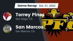 Recap: Torrey Pines  vs. San Marcos  2022