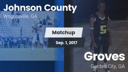 Matchup: Johnson County vs. Groves  2017