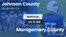 Matchup: Johnson County vs. Montgomery County  2018
