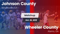 Matchup: Johnson County vs. Wheeler County  2018