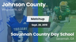 Matchup: Johnson County vs. Savannah Country Day School 2019