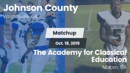 Matchup: Johnson County vs. The Academy for Classical Education 2019