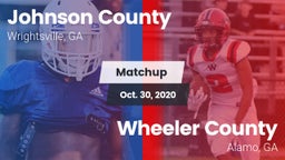 Matchup: Johnson County vs. Wheeler County  2020