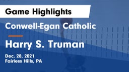 Conwell-Egan Catholic  vs Harry S. Truman Game Highlights - Dec. 28, 2021