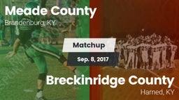 Matchup: Meade County vs. Breckinridge County  2017