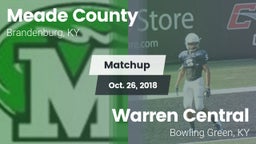Matchup: Meade County vs. Warren Central  2018