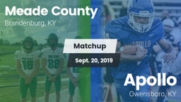 Matchup: Meade County vs. Apollo  2019