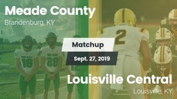 Matchup: Meade County vs. Louisville Central  2019