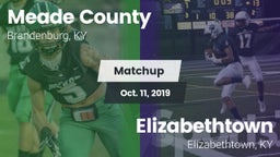 Matchup: Meade County vs. Elizabethtown  2019