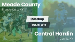 Matchup: Meade County vs. Central Hardin  2019
