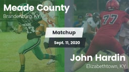 Matchup: Meade County vs. John Hardin  2020