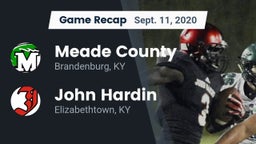 Recap: Meade County  vs. John Hardin  2020