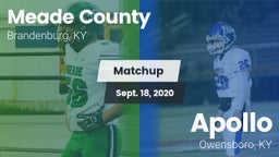 Matchup: Meade County vs. Apollo  2020